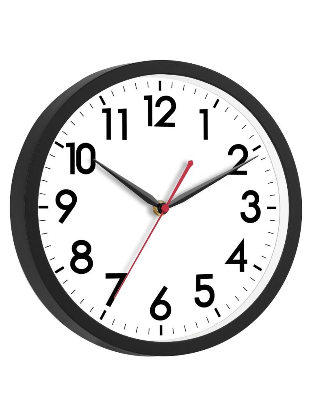 12 Inch Silent Wall Clock Battery Operated Analog Quartz Home Decor